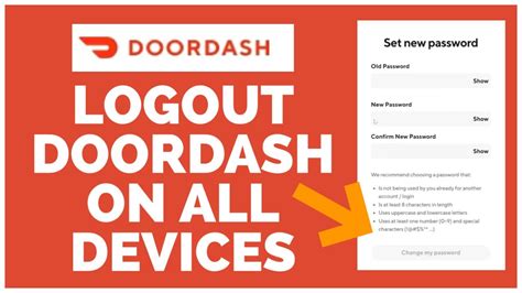 Just wasted an hour on the phone with <b>Doordash</b> support telling them there's no. . How to log out of doordash on all devices